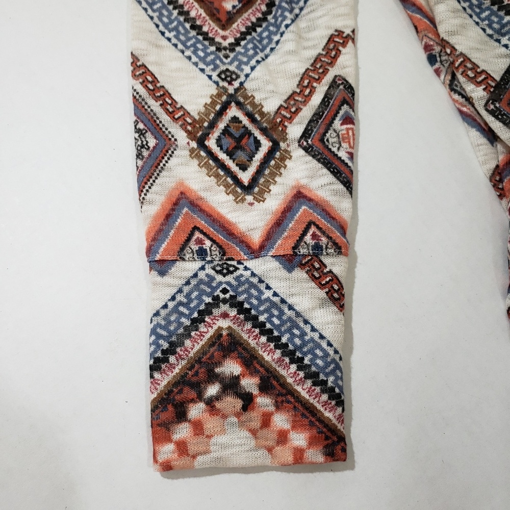 Tribal print boho kimono cardigan sz XLarge - Picture 3 of 7